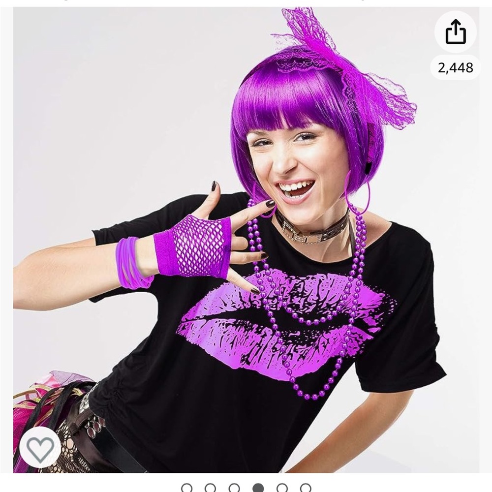 Women’s 80’s Costume 15 piece Set